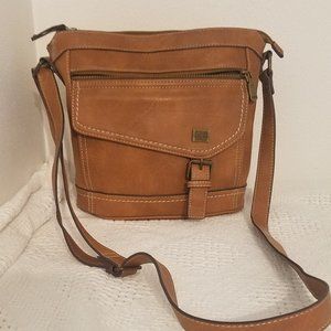 B.O.C Brown leather shoulder bag